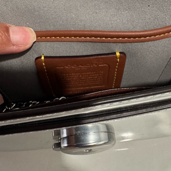 Coach Tabby Metallic Wristlet - Picture 10 of 13